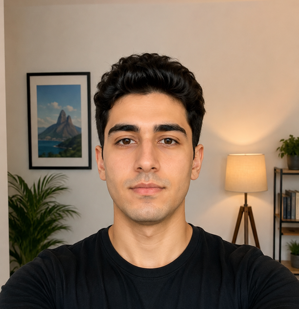 Man taking a selfie